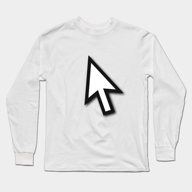 Computer Mouse Cursor Long Sleeve T-Shirt by orumcartoons